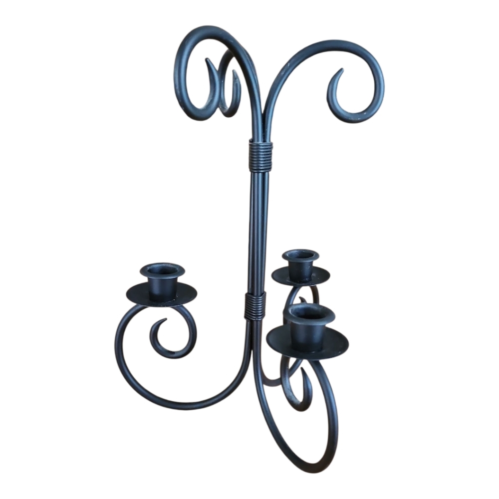 Partylite Revere Black Metal Taper Candalabra
